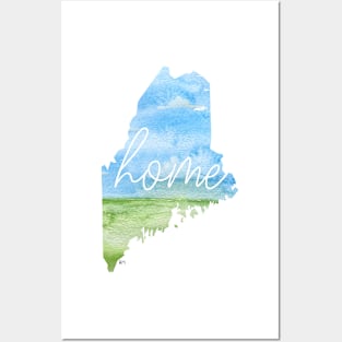 Maine Home State Posters and Art